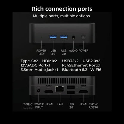 2026 Mini PC Intel Core i9 10980HK Intel N150 Windows 11 16GB 32GB RAM 1TB 2TB SSD 4KHD Pocket Desktop PC Gaming Computer WiFi 6