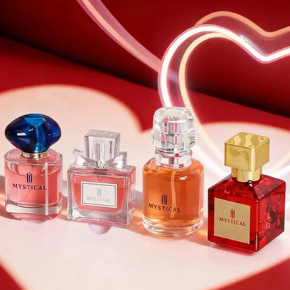 Mystical Perfume Gift Set For Women 4Pcs Spring Gift Includes 30ml EDP 30ml Air Freshener 30ml Body Spray Long Lasting Fragrance