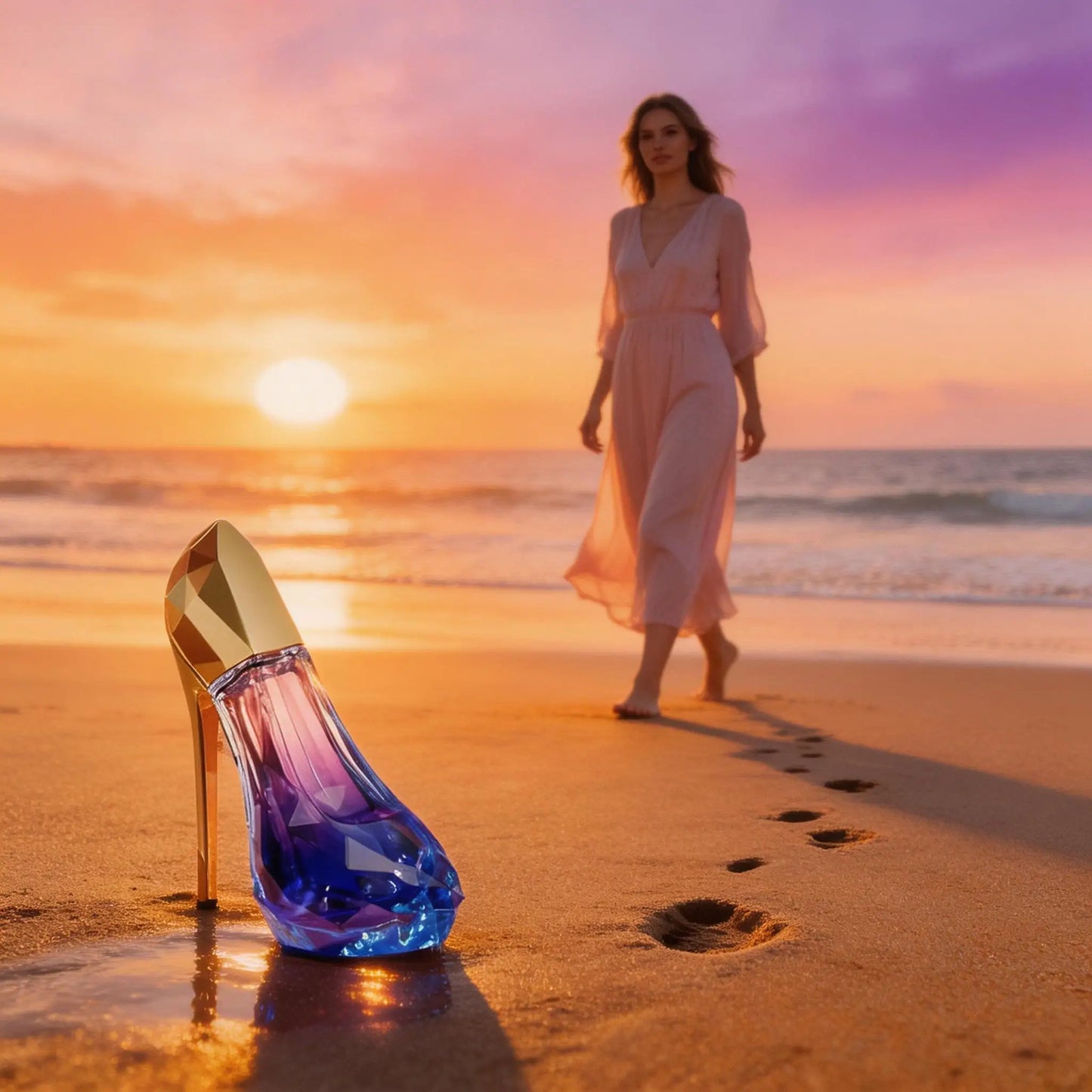 Elegant Light Eau De Parfum Long Lasting Fragrance, Soft Floral Musk Scent for Ladies, Portable Niche Perfume, Mild Non Pungent