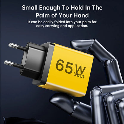 AU Plug USB Type C Fast Charger 65W PD Quick Charge Wall Adapter for iPhone Samsung Xiaomi Redmi Mobile Phone USB Charger EU UK