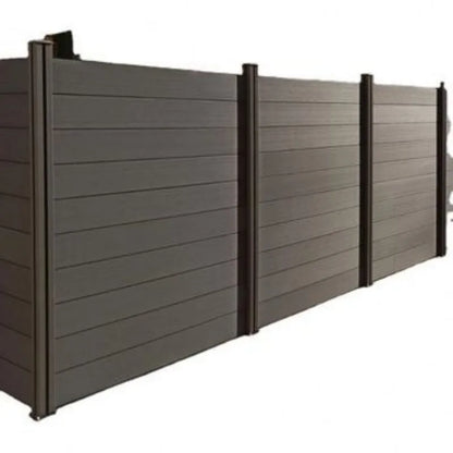 Modern Rustproof Aluminum Fence Slat Fence Panel Powder Coated Privacy Fence For Outdoor Yard Easy Installation Durable Design