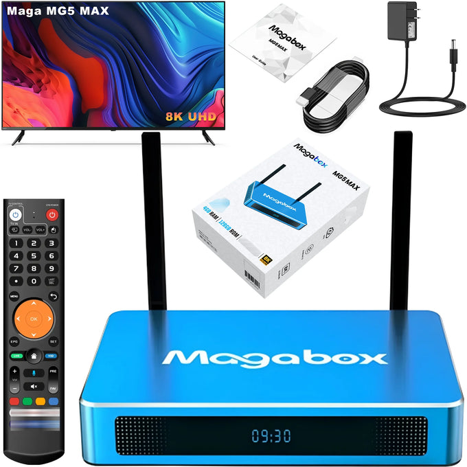 MagaBox MG5 Max Android TV Box — product image