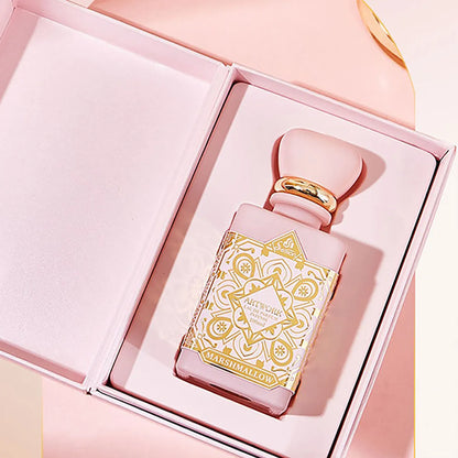 1PC Luxury Marshmallow Eau de Parfum Intense 100ml, Sweet Cotton Candy & Floral Scent, Long Lasting Perfume for Women,