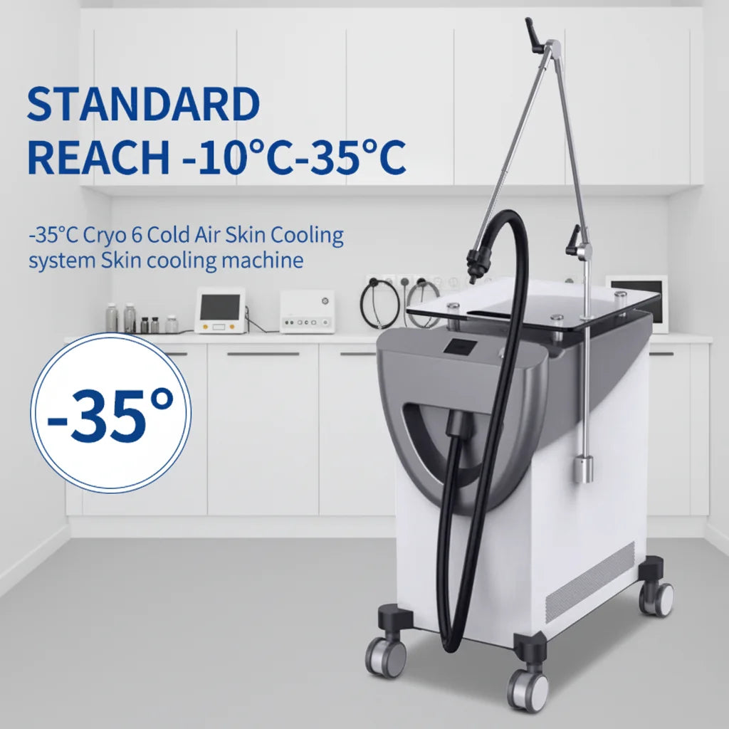 Air Cooled Skin Cooling System Low Temperature Machine for Laser Tattoo Removal Skin Pain Relief Beauty Salon Equipment Device