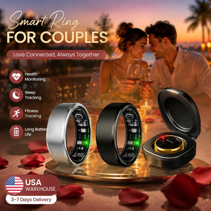 R100 Activity Smart Ring with Charging Case — product image