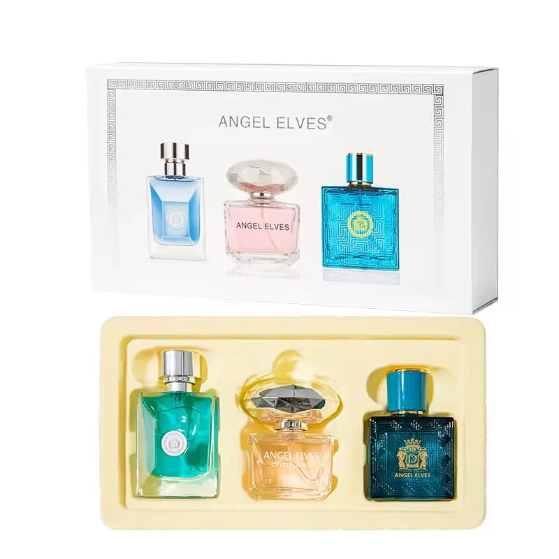 Brand Unisex Perfume Women 90ml Parfums Homme Gift Box 3Pcs Set Club De Nuit Perfumes De Mujer Lasting Floral Fruity Scent Spray
