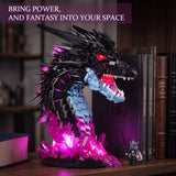 LED Shadow Dragon Head Building Set — view 7