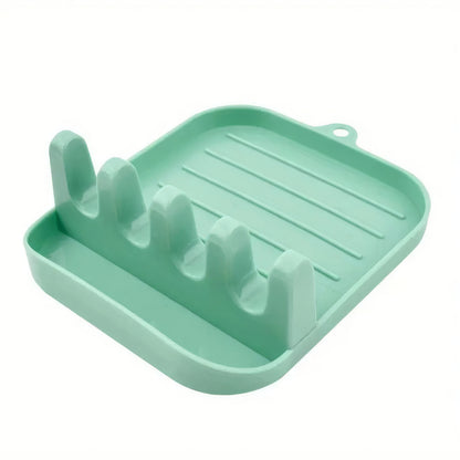 1 Green Cutlery Rack, Dish Drain Rack, Suitable for Busy Families, Compact Countertop Storage Rack, Multifunctional Storage Use
