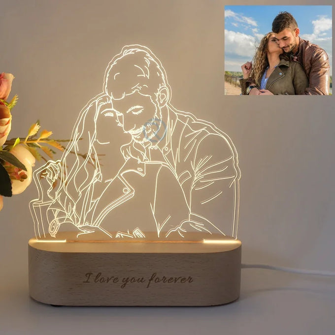 Personalized Photo Night Light — product image