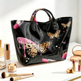 Leopard Butterfly Graphic Tote — view 7