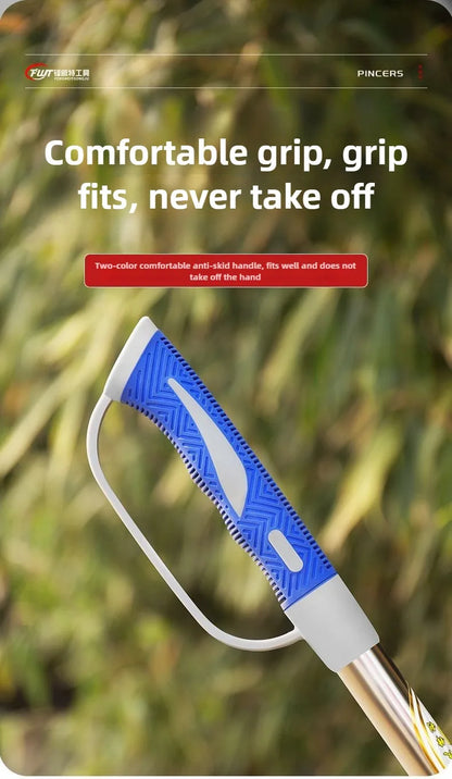 Manual Grass Sickle – Crack Weeding Tool for Roads, Long-Handle Agricultural Sickle for Grass Cutting and Gardening