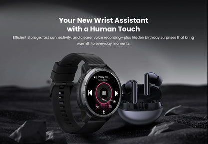 HAYLOU Solar Ultra GPS Smartwatch 1.6” AMOLED Display 5ATM Waterproof Built-in GPS Bluetooth Phone Calls Sports Smart Watch