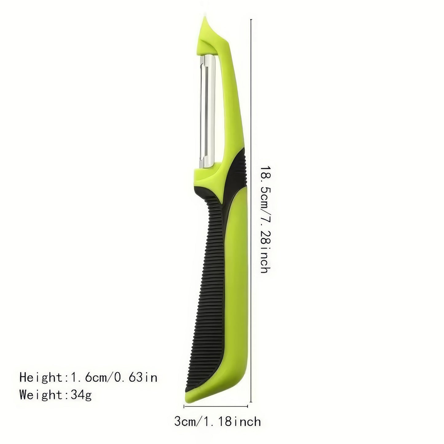 1 Green Peeler, Sharp Peeling Blade, Reusable, Suitable for Household, Dining, Potato Peeler, Kitchen Small Tool
