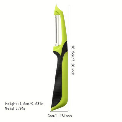 1 Green Peeler, Sharp Peeling Blade, Reusable, Suitable for Household, Dining, Potato Peeler, Kitchen Small Tool