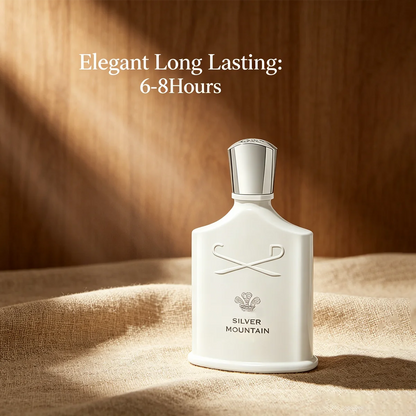 Silver Mountain Water Inspired Citrus Woody Cologne Unisex Fragrance Long Lasting Daily Office Perfume