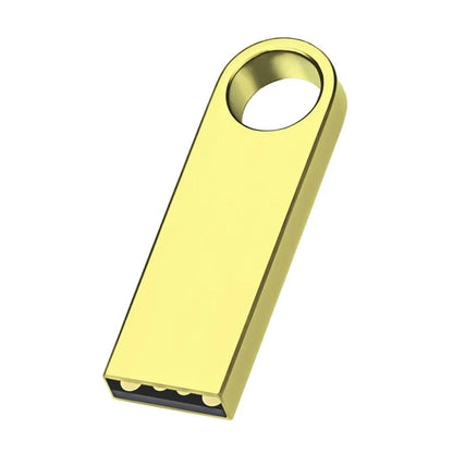 100PCS/lot Metal Pen Drive 64GB 32GB 16GB USB Flash Drive 8GB 4GB U Disk 2GB 1GB 128M 256M 512M Key Usb Stick Free Custom Logo