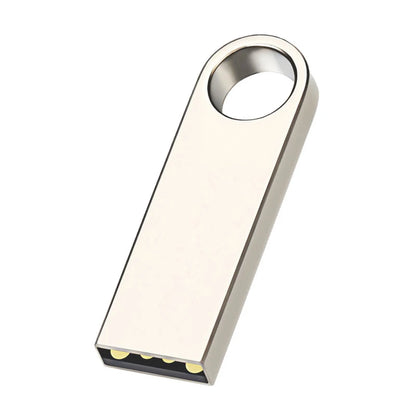 100PCS/lot Metal Pen Drive 64GB 32GB 16GB USB Flash Drive 8GB 4GB U Disk 2GB 1GB 128M 256M 512M Key Usb Stick Free Custom Logo