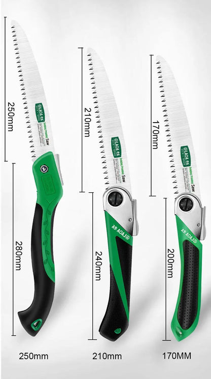 LAOA Pruner Secateurs Pruning SK5 Gardening Serra Outdoor Camping Saws Foldable Sharp Tooth DIY Woodworking Garden Saw