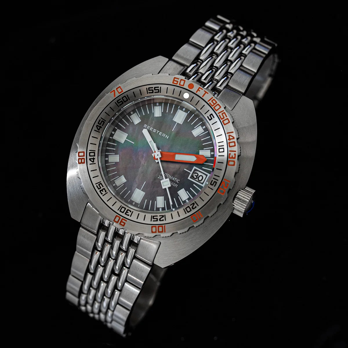 Top Brand Diver Watch Men SUB300T Automatic Mechanical Sapphire Glass Luminous Date 200m Turn Bracelet Seestern Wristwatch Retro