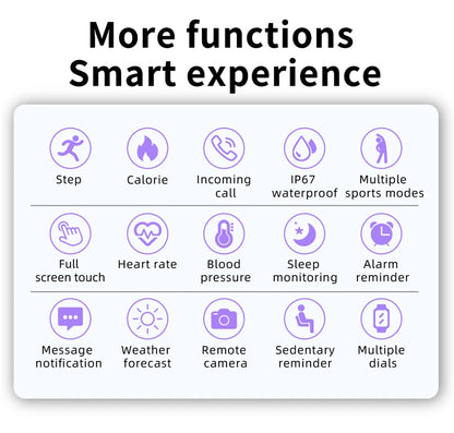NEW Fashion Men Smart Watch Wireless Call Digital Fitness Tracker IP68 Waterproof Sport Smartwatch for Women Android Phones 2026