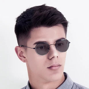 ZENOTTIC Retro Small Round Prescription Glasses Circular Progressive Eyewear Photochromic Optical Eyeglasses for Women Men