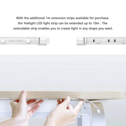 Global version Yeelight Aurora Smart Light Strip 1S RGB Colorful WiFi 2M To 10M 60 LED LightStrip For APP xiaomi mi home Homekit