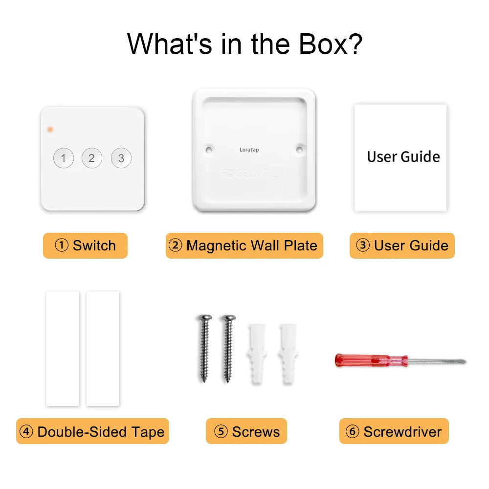 Tuya Smart Life ZigBee 3.0 Wireless Portable Pushbutton 1,2,3,4 Gang Remote Controller Scene Switch