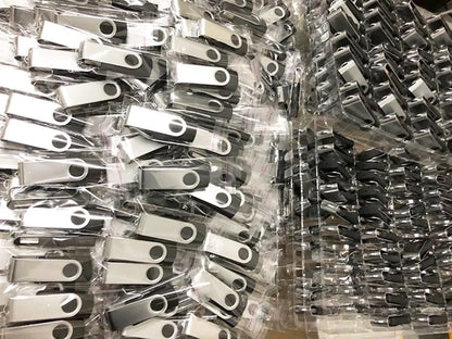 100Pcs/lot USB 2.0 Flash Drive 4GB 8GB Pen Drive 128MB Usb Sticks 1GB 2GB Pendrives 16GB Memory Flash 32GB 64GB U Disk Free Logo