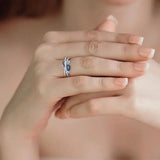 Colored Stone Earring & Ring Set — view 5