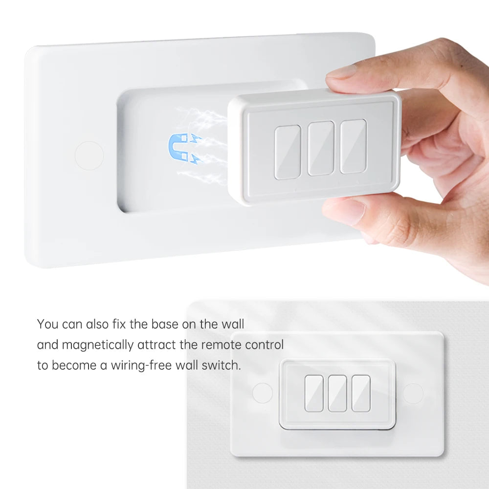 Tuya Smart Life ZigBee 3.0 Wireless Portable Pushbutton 1,2,3,4 Gang Remote Controller Scene Switch