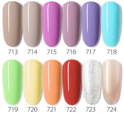 1Set VENALISA TPO FREE Whole Set Nail Gel Polish with Color Display For New Learner Nail Maincure Gel Varnish Branded Suitcase