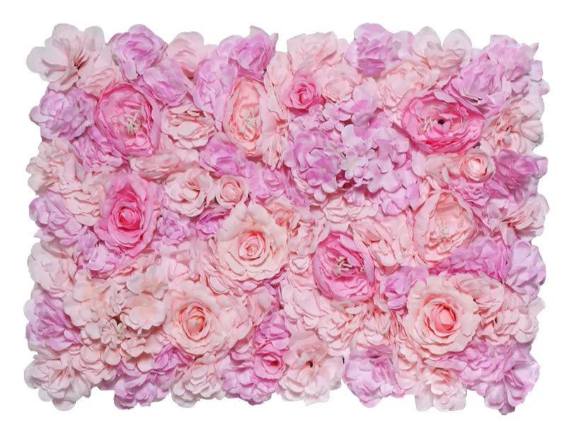 40x60cm Silk Rose Flower Champagne Artificial Flower for Wedding Decoration Flower Wall Panels Romantic Wedding Backdrop Decor