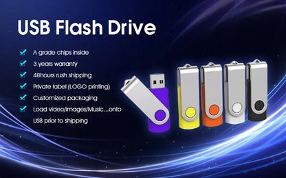 100Pcs/lot USB 2.0 Flash Drive 4GB 8GB Pen Drive 128MB Usb Sticks 1GB 2GB Pendrives 16GB Memory Flash 32GB 64GB U Disk Free Logo