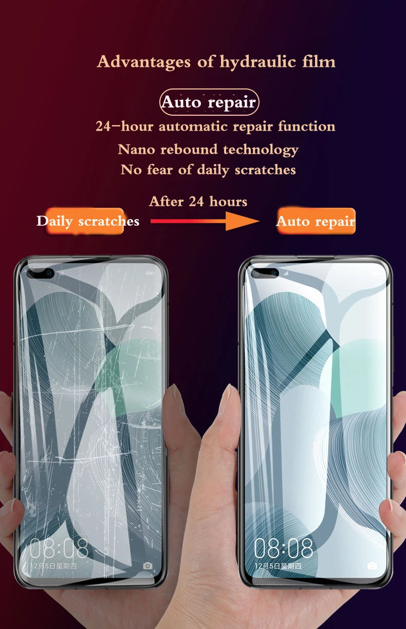 OnePlus12 Soft Screen Protector For OnePlus 8 10Pro Privacy Hydrogel Film OnePlus9Pro 1+ 11 Fingerprint Unlocking Works Normally