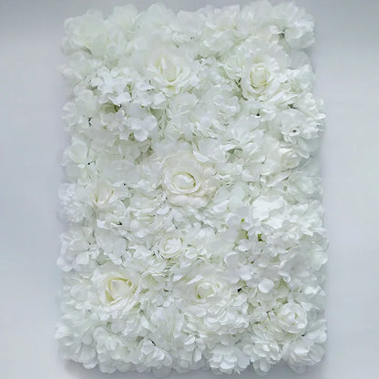 40x60cm Silk Rose Flower Champagne Artificial Flower for Wedding Decoration Flower Wall Panels Romantic Wedding Backdrop Decor
