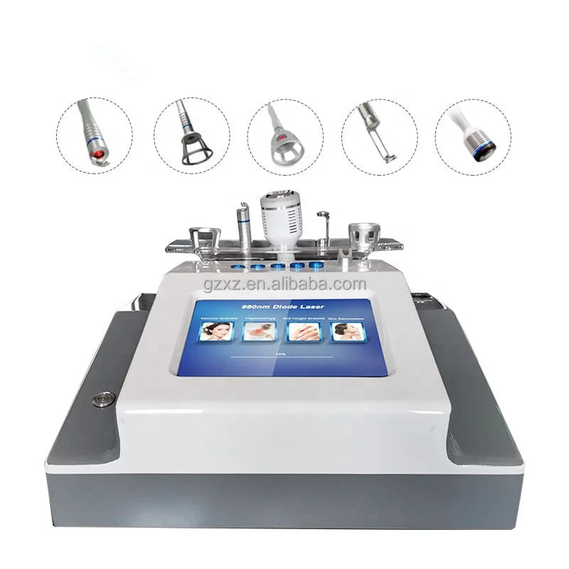 5 in 1 980nm Diode Laser Vascular Removal Machine for Spider Veins & Nail Fungus Treatment Home Beauty Care Equipment 2026