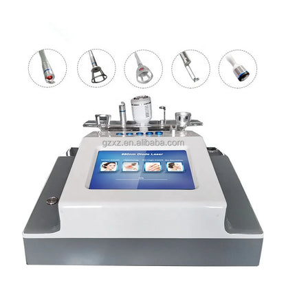 5 in 1 980nm Diode Laser Vascular Removal Machine for Spider Veins & Nail Fungus Treatment Home Beauty Care Equipment 2026
