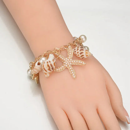 2020 Fashion Summer Tidal Shells Starfish Bohemian Charm Bracelet for Women Jewelry Shell Bracelet Beach Bracelet