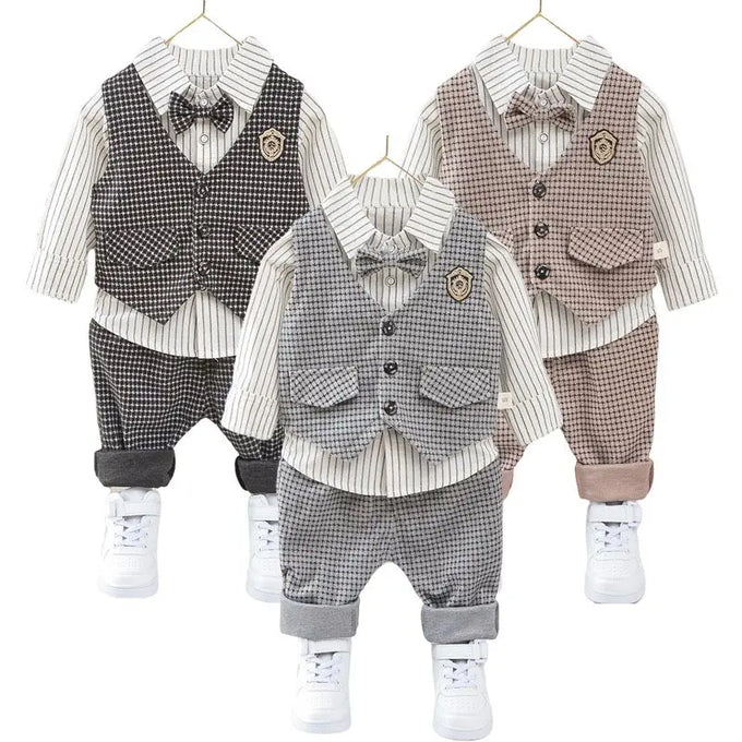 Kids' Striped Occasion Outfit Set — product image