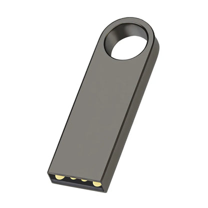 100PCS/lot Metal Pen Drive 64GB 32GB 16GB USB Flash Drive 8GB 4GB U Disk 2GB 1GB 128M 256M 512M Key Usb Stick Free Custom Logo