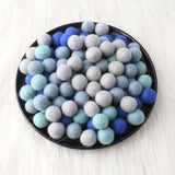 Colorful Felt Craft Balls — view 6