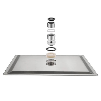 SHBSHAIMY Square/Rotundity Rainfall Bathroom Shower Head Accessories Brass Ceiling Mounted Bathtub Shower Head