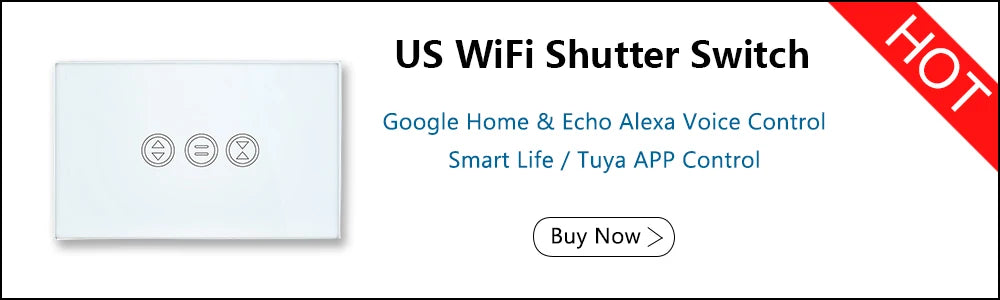 Tuya Smart Life WiFi Blind Curtain Switch with Remote for Electric Roller Shutter Sunscreen Google Home Alexa Smart Home