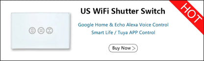 Tuya Smart Life WiFi Blind Curtain Switch with Remote for Electric Roller Shutter Sunscreen Google Home Alexa Smart Home