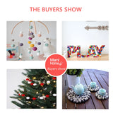 Colorful Felt Craft Balls — view 3
