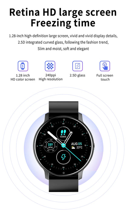 NEW Fashion Men Smart Watch Wireless Call Digital Fitness Tracker IP68 Waterproof Sport Smartwatch for Women Android Phones 2026