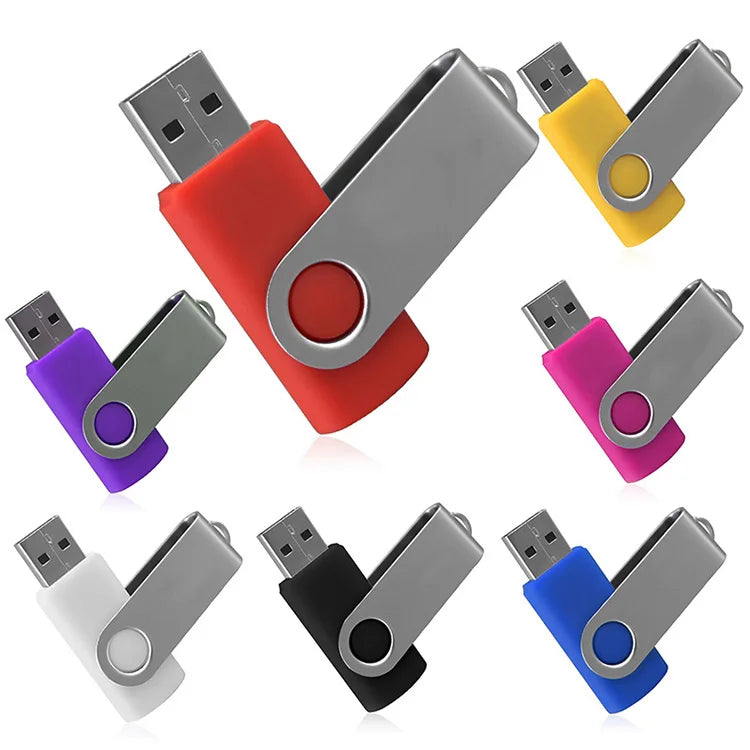 100Pcs/lot USB 2.0 Flash Drive 4GB 8GB Pen Drive 128MB Usb Sticks 1GB 2GB Pendrives 16GB Memory Flash 32GB 64GB U Disk Free Logo