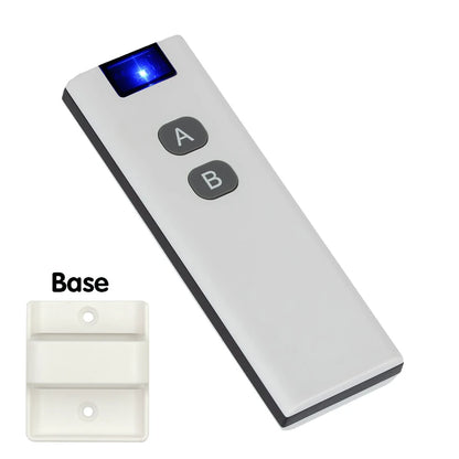 433MHz Smart Light Switch Rf Wireless Touch Wall Switch with Remote Control Tempered Glass Panel Switch for Home LED LAMP 220V