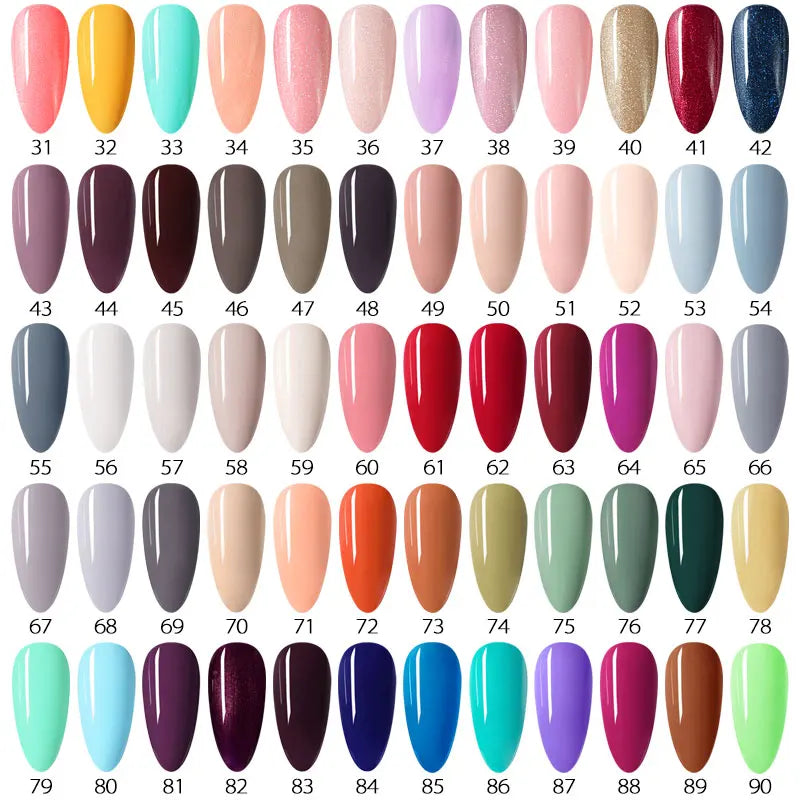 1Set VENALISA TPO FREE Whole Set Nail Gel Polish with Color Display For New Learner Nail Maincure Gel Varnish Branded Suitcase