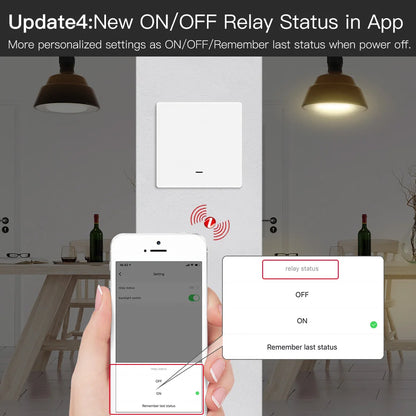 MOES Smart Light Switch Tuya ZigBee No Neutral Wire No Capacitor Needed Smart Life 2/3 Way Works with Alexa Google APP Remote